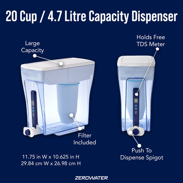 ZeroWater 20 Cup / 4.7L Dispenser