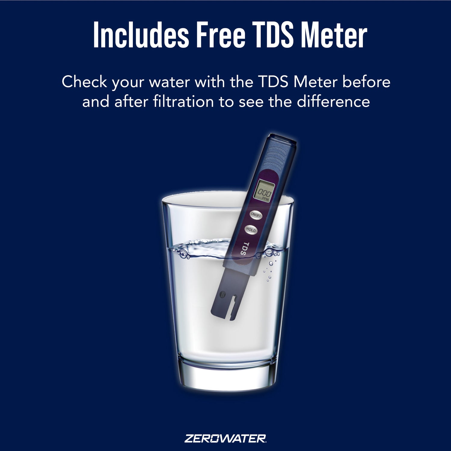 ZeroWater 22-Cup Ready-Read 5-Stage Water Filter Dispenser with Instant  Read Out - 0 TDS IAPMO Certified to Reduce Lead, Chromium, and PFOA/PFOS